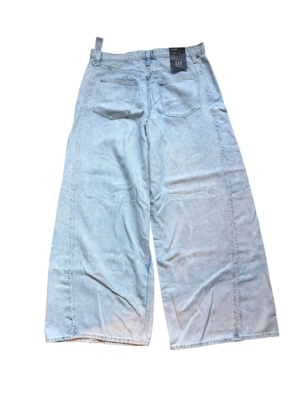 GAP Mid Rise SuperSoft Baggy Jeans NWT 16/33R - Picture 9 of 9